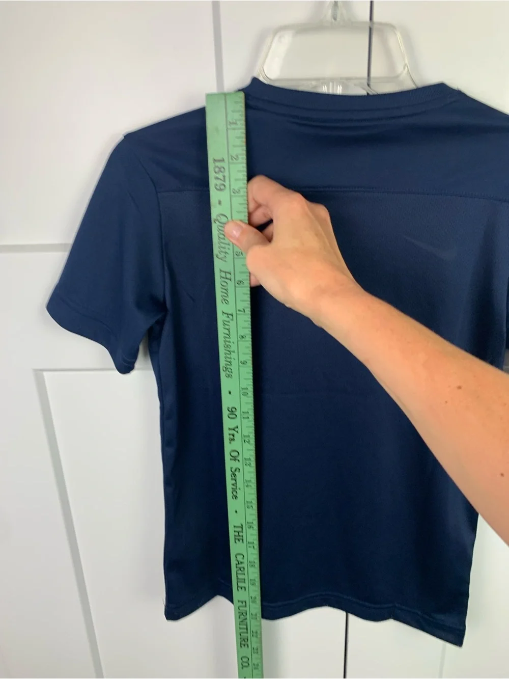 NWT Nike Youth SMALL Dri-FIT Park VII short-sleeve Tee Navy Blue